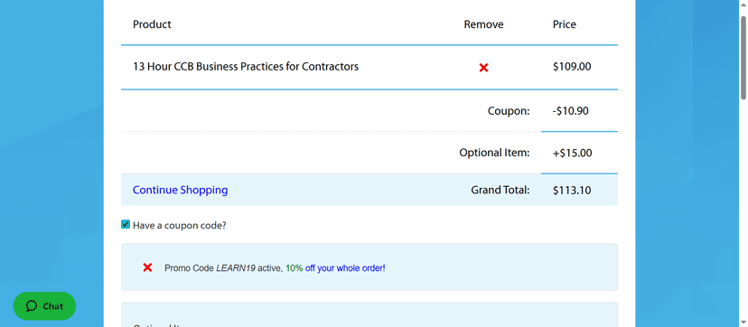 CCB License Coupon Code - Get 15% Off on Pre-license Training